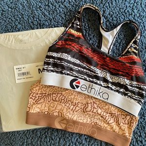 Ethika Shirt/Bra Top Combo